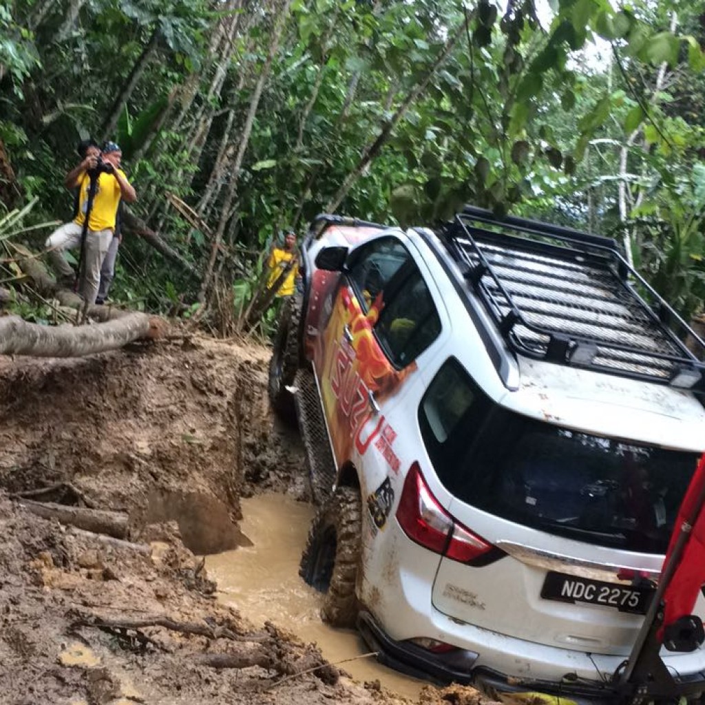 The Isuzu mu-X Monster took every challenge on the trail with aplomb