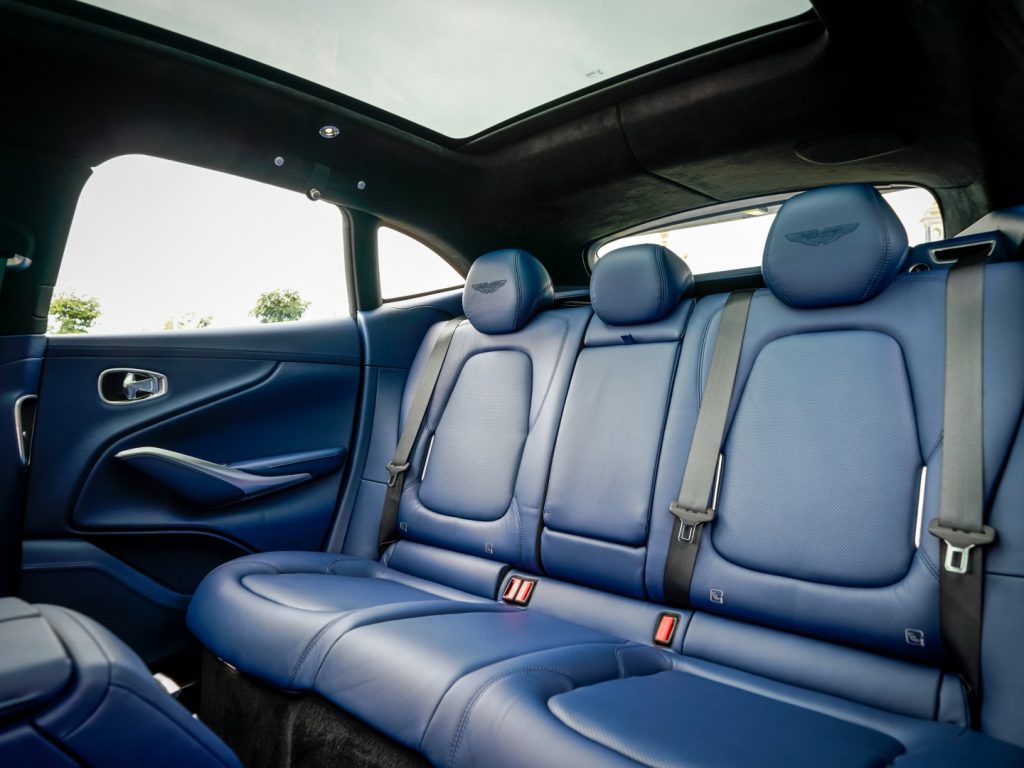 aston martin dbx rear seats