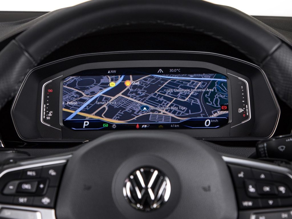 volkswagen passat r-line instrument panel