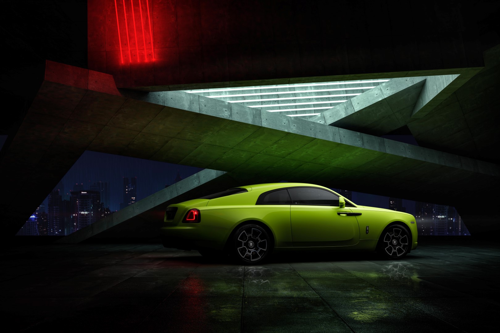 Rolls-Royce Wraith Black Badge Neon Nights