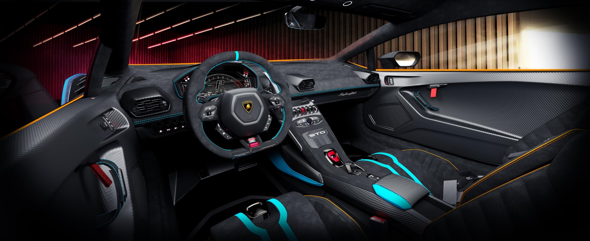 lamborghini huracan sto interior