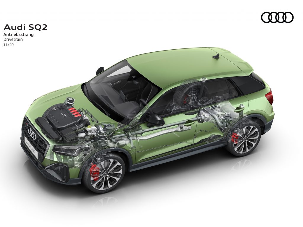 2020 Audi SQ2 powertrain