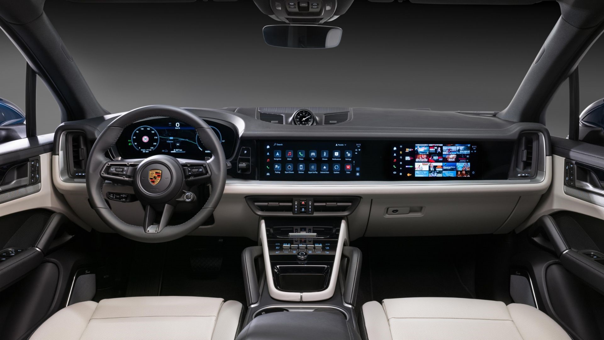 2023 Porsche Cayenne cockpit