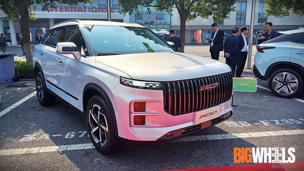 Jaecoo J7 SUV spotted in Malaysia, to be launched in 2024 | Bigwheels.my